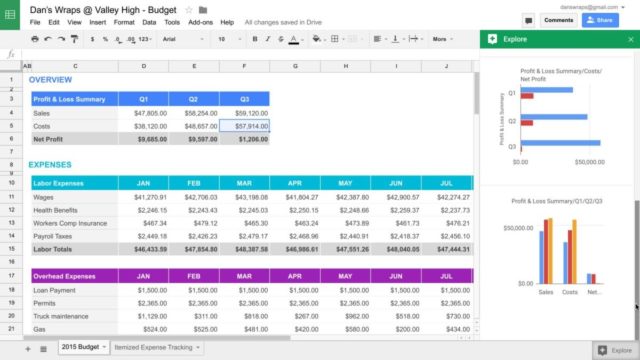 5 tính năng hữu ích của Google Sheets bạn nên biết