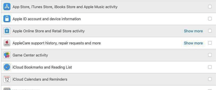 Cách tải xuống dữ liệu cá nhân tài khoản Apple