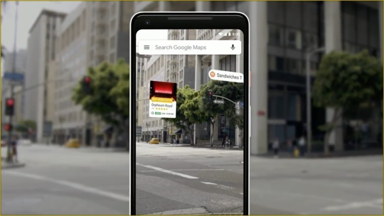 Google dùng AR để dẫn đường dễ hơn trên ứng dụng Google Maps