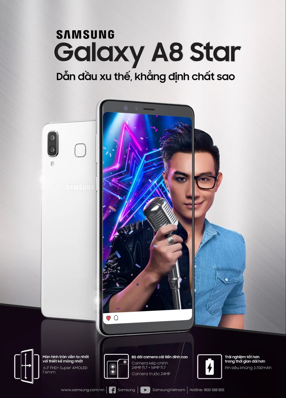Samsung Galaxy A8 Star ra mắt giá 14 triệu, bán từ 7/7