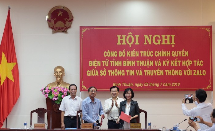 Người dân Bình Thuận đã có thể nhận kết quả đăng ký kết hôn qua Zalo