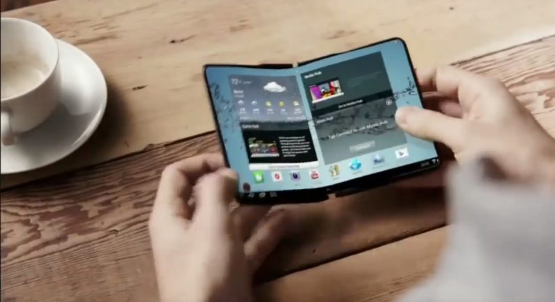 Điện thoại gấp của Samsung có thể trang bị màn hình 7 inch Điện thoại gấp của Samsung có thể sẽ trang bị màn hình 7 inch và màn hình phụ