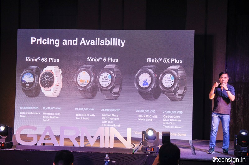 Garmin ra mắt Fenix 5 Plus Series và Vivoactive 3, giá từ 8 triệu đồng