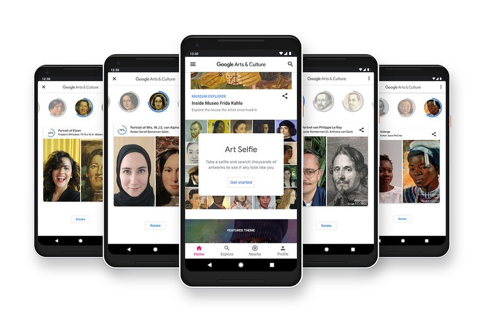 Google ra mắt chế độ chụp ảnh tự sướng Art Selfie kết hợp với tác phẩm nghệ thuật nổi tiếng