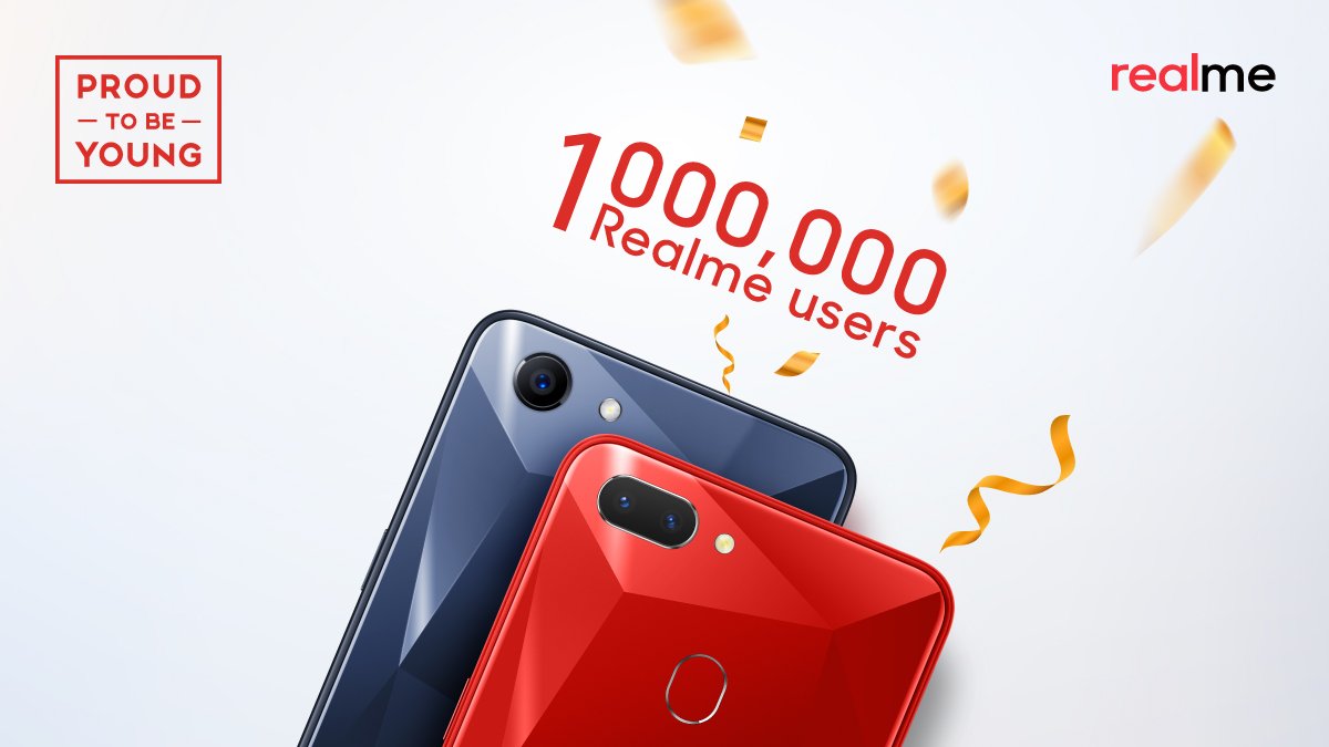 Realme có một triệu người dùng tại thị trường Ấn Độ