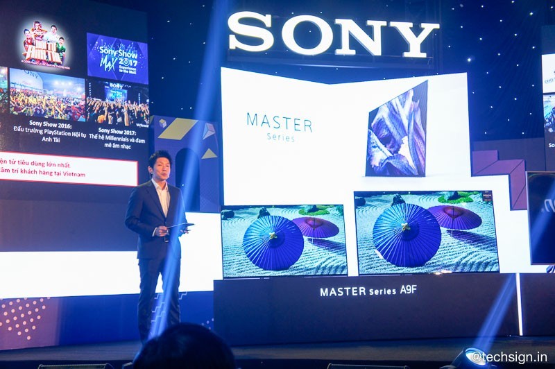 Ra mắt bộ đôi TV MASTER Series A9F và Z9F tại sự kiện Sony Show