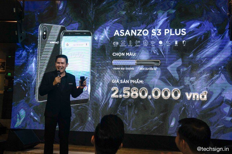 Asanzo S3 Plus ra mắt: cảm ứng vân tay cạnh bên, giá gần 2,6 triệu đồng