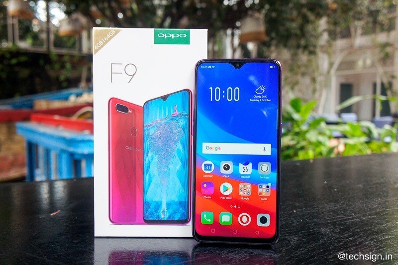 Mở hộp OPPO F9 phiên bản Tím Tinh Tú