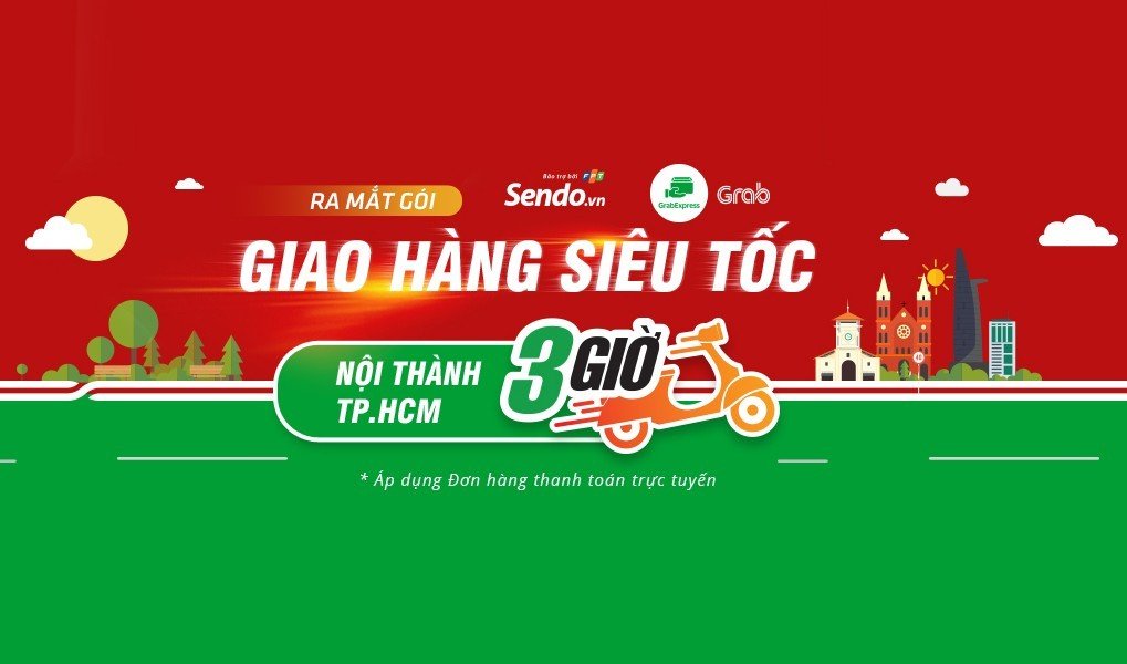 Sen Đỏ hợp tác GrabExpress ra mắt "dịch vụ giao hàng siêu tốc 3h"