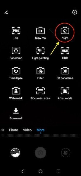 Ảnh chụp đêm từ bản cập nhật mới trên Huawei Nova 3i