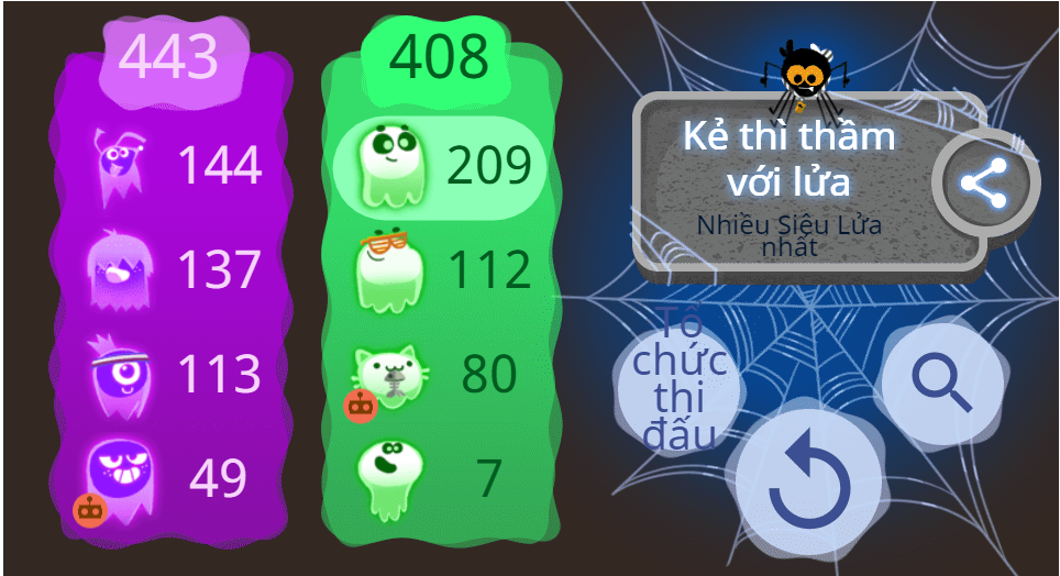 Google ra mắt game Doodle Halloween tương tác nhiều người chơi