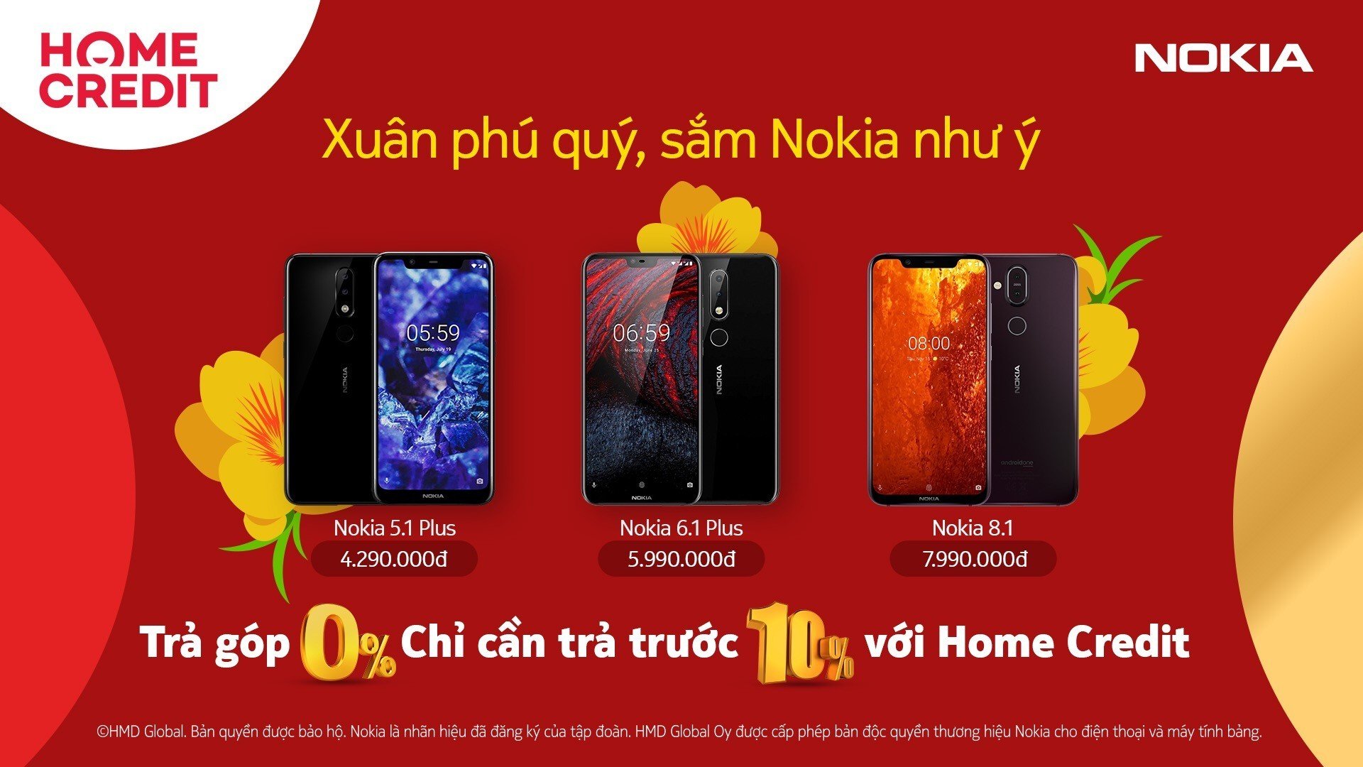 HMD Global tổ chức khuyến mãi 'Xuân phú quý, sắm Nokia như ý'
