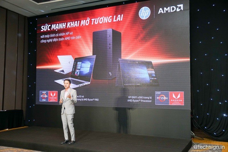 HP giới thiệu các sản phẩm máy tính trang bị chip AMD