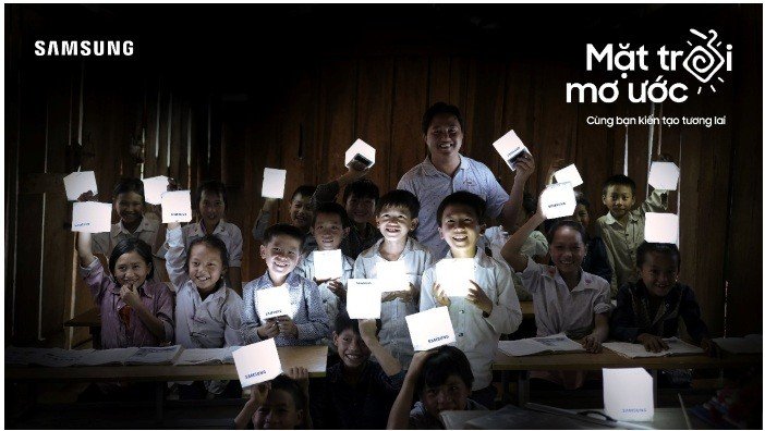 Samsung ra mắt dự án "Mặt trời mơ ước - Thắp sáng hy vọng và tương lai cho Tri Lễ”