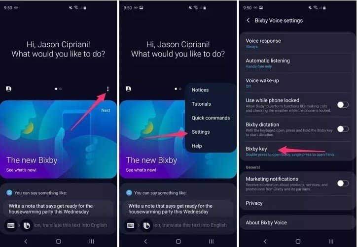Ánh xạ lại nút Bixby trên điện thoại Samsung Galaxy 