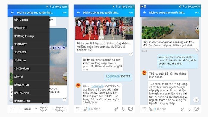 Cà Mau ứng dụng Zalo để cải cách hành chính