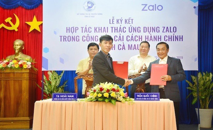 Cà Mau ứng dụng Zalo để cải cách hành chính