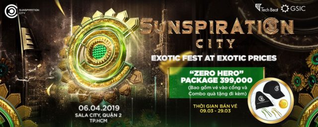 Sắp diễn ra lễ hội âm nhạc - văn hóa - công nghệ Sunspiration City Festival