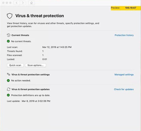Microsoft mang phần mềm diệt virus Windows Defender lên Mac