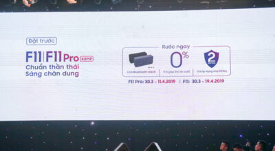 OPPO F11/F11 Pro ra mắt: pin 4.020 mAh, sạc nhanh VOOC, giá từ 7,3 triệu đồng