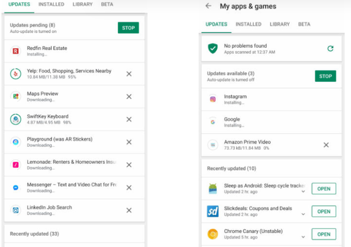 Google Play Store thử nghiệm tải nhiều ứng dụng đồng thời