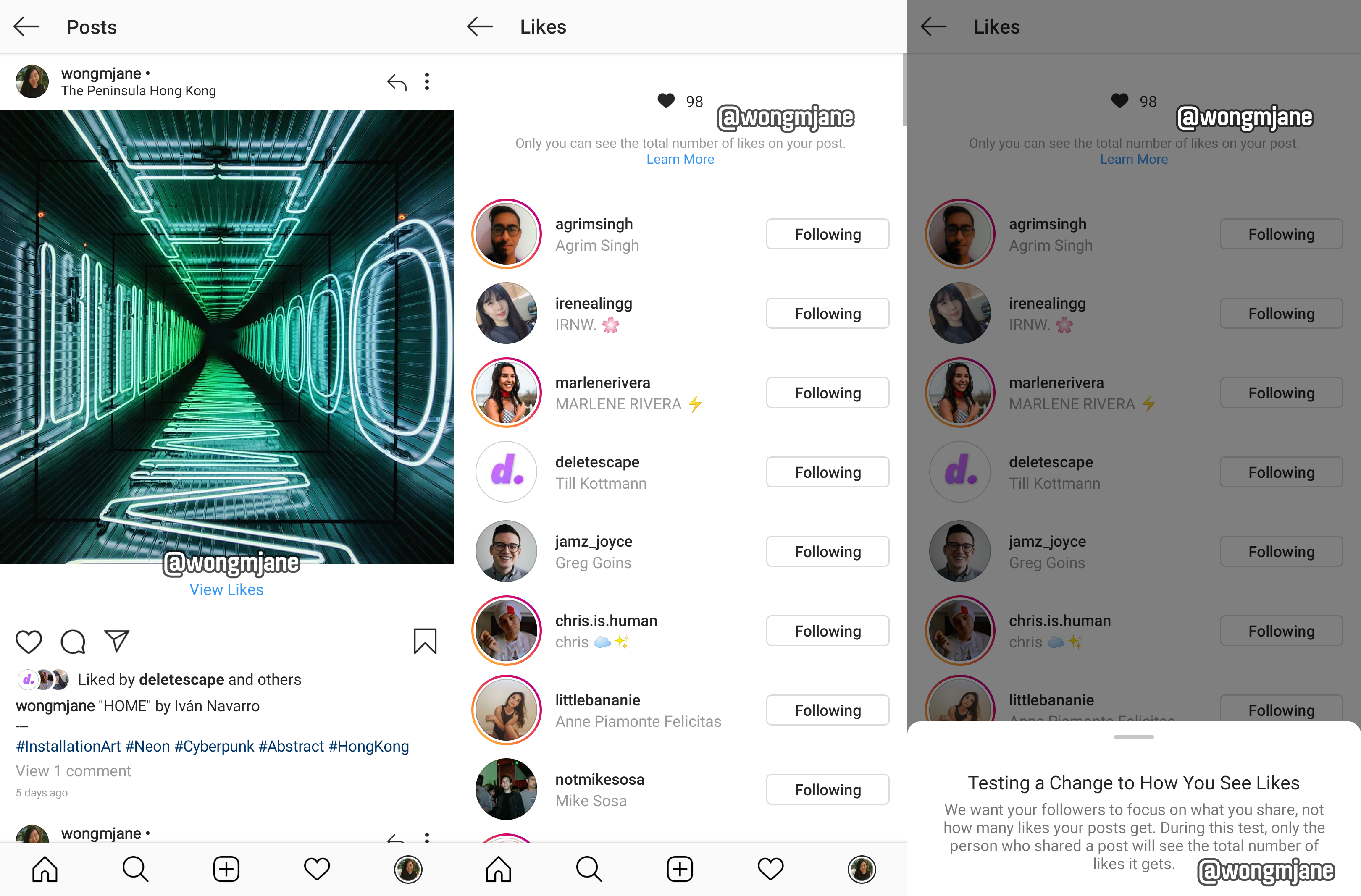Instagram đang xem xét ẩn số lượt like trong bài viết