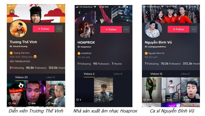 TikTok đón nhận thêm sao Việt tham gia vào nền tảng