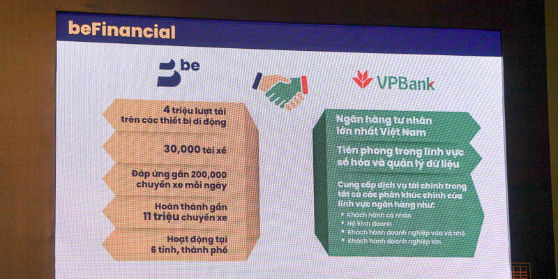 Be Group hợp tác VPBank cung cấp dịch vụ beFinancial từ năm 2019