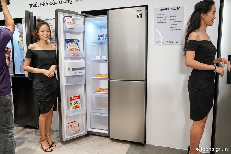 Samsung ra mắt tủ lạnh Side by Side RS5000, giá từ 25 triệu đồng