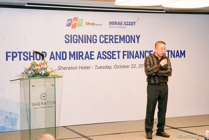 FPT Shop hợp tác Mirae Asset Finance Vietnam triển khai chương trình trả góp nhanh chóng