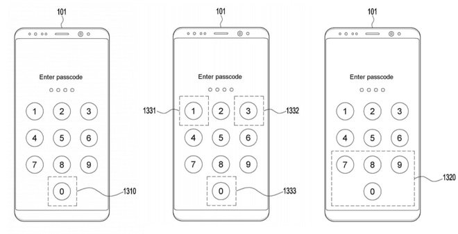 Điện thoại Samsung trong tương lai có thể quét vân tay khi nhập mã pin