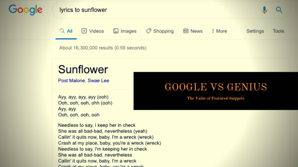 Genius kiện Google đánh cắp lời bài hát trên trang web của hãng