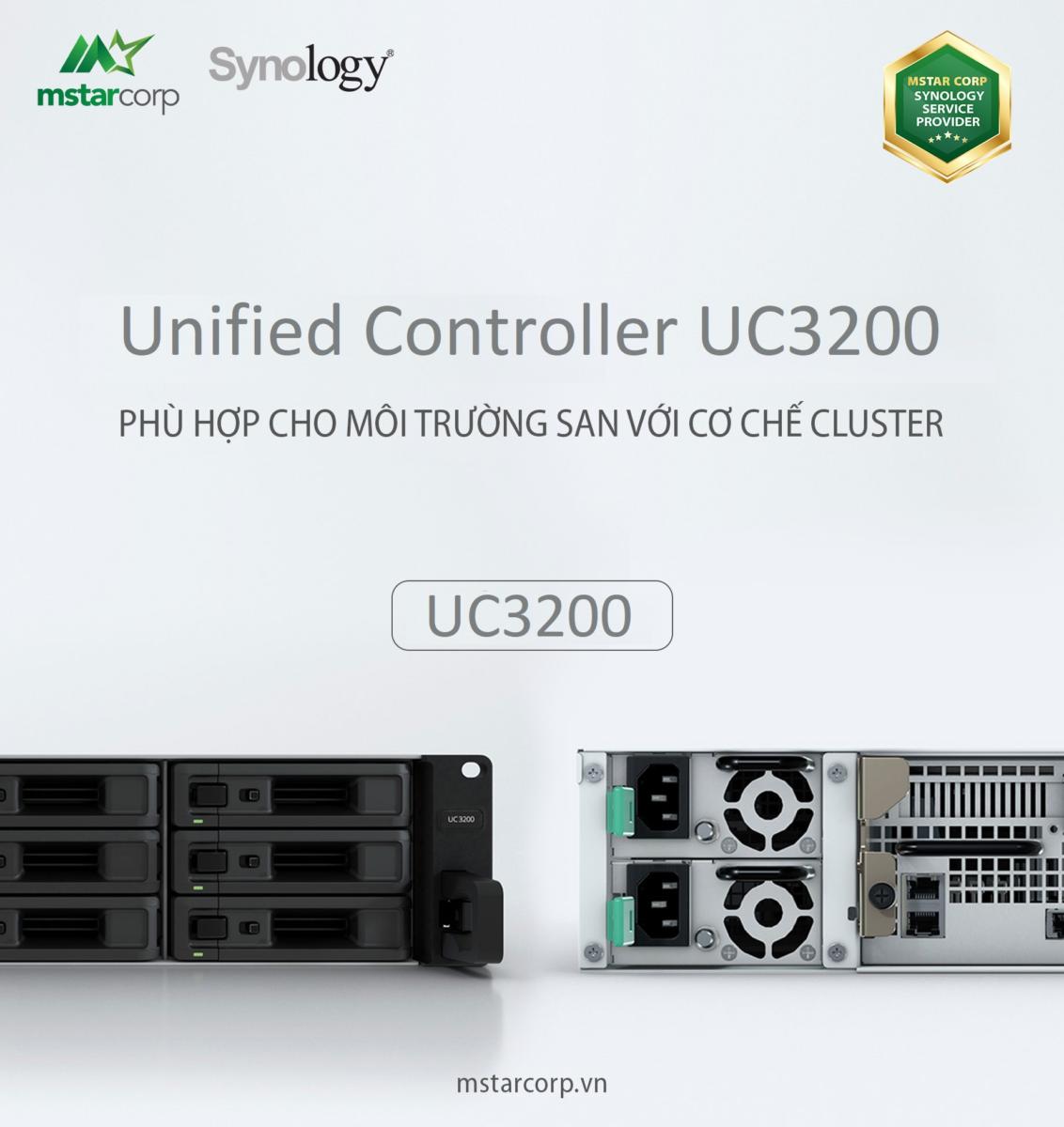 Synology giới thiệu giải pháp IP SAN UC3200 và máy chủ iSCSI