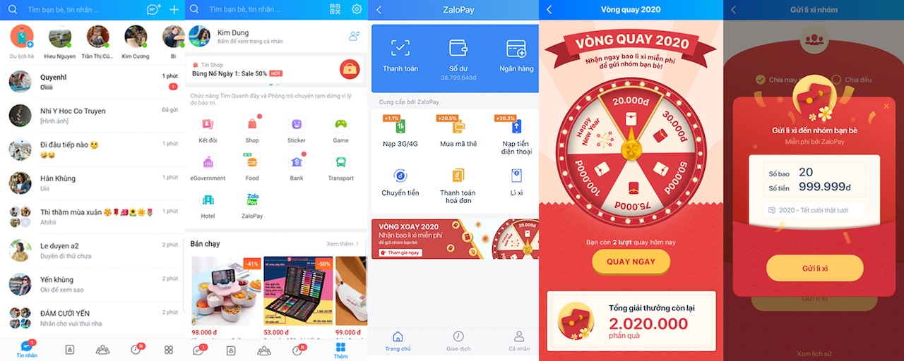 Đúng Giao thừa Canh Tý, ZaloPay trao tặng 2020000 bao lì xì may mắn Đúng Giao thừa Canh Tý, ZaloPay trao tặng 2020000 bao lì xì may mắn