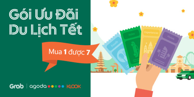 Grab đánh dấu hợp tác cùng dịch vụ du lịch Agoda và Klook Grab đánh dấu hợp tác cùng dịch vụ du lịch Agoda và Klook