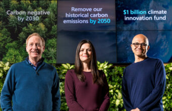 Microsoft cam kết thải carbon âm tính vào năm 2030  