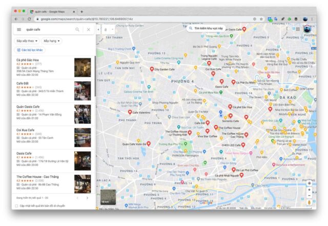 Tìm quán ăn ngày Tết với ứng dụng Google Maps Tìm quán ăn ngày Tết với ứng dụng Google Maps