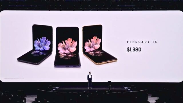 Samsung Galaxy Z Flip ra mắt, giá 1380 USD Samsung Galaxy Z Flip ra mắt, giá 1380 USD