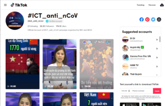 TikTok mở kênh cập nhật thông tin về COVID-19 qua video ngắn