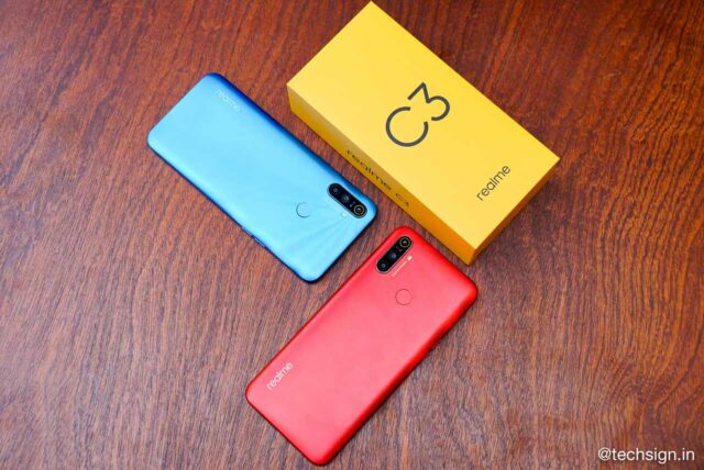 Trên tay Realme C3: 3 camera sau, pin 5.000 mAh, giá 2,99 triệu