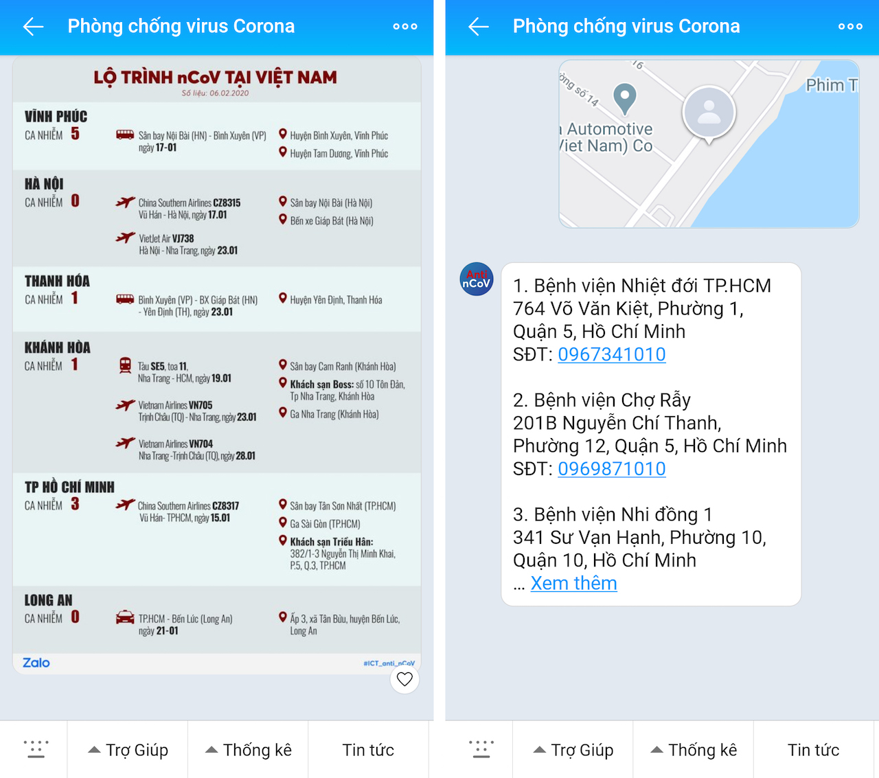 Zalo ra mắt chatbot phòng chống virus corona nCoV Zalo ra mắt chatbot phòng chống virus corona nCoV