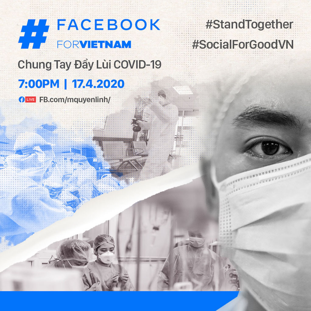 Facebook ra mắt chương trình livestream #SocialForGoodVN - Chung tay đẩy lùi COVID-19