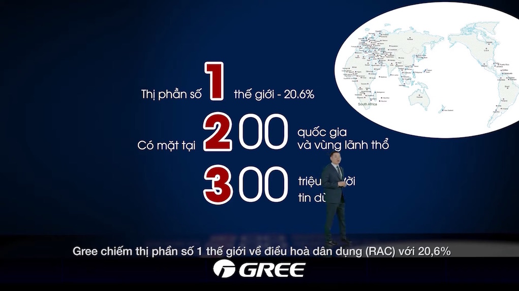 Gree giới thiệu 3 dòng điều hòa và nhiều sản phẩm gia dụng mới