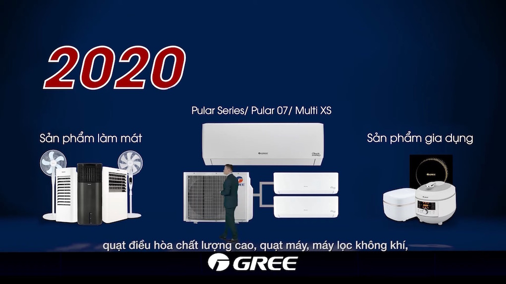 Gree giới thiệu 3 dòng điều hòa và nhiều sản phẩm gia dụng mới