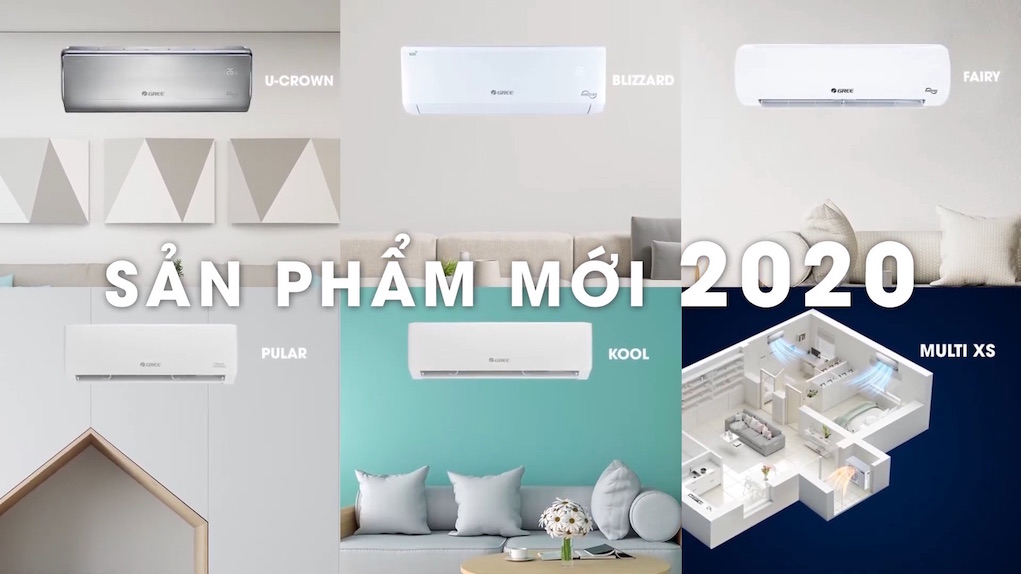 Gree giới thiệu 3 dòng điều hòa và nhiều sản phẩm gia dụng mới