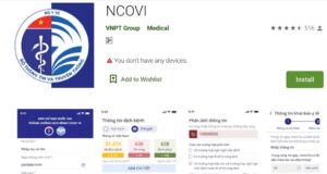 Ứng dụng NCOVI có thêm tính năng "Đăng ký điểm kiểm dịch"
