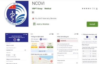 Ứng dụng khai báo y tế NCOVI vừa thêm hai tính năng mới: khai báo tiếp xúc và mở rộng bản đồ