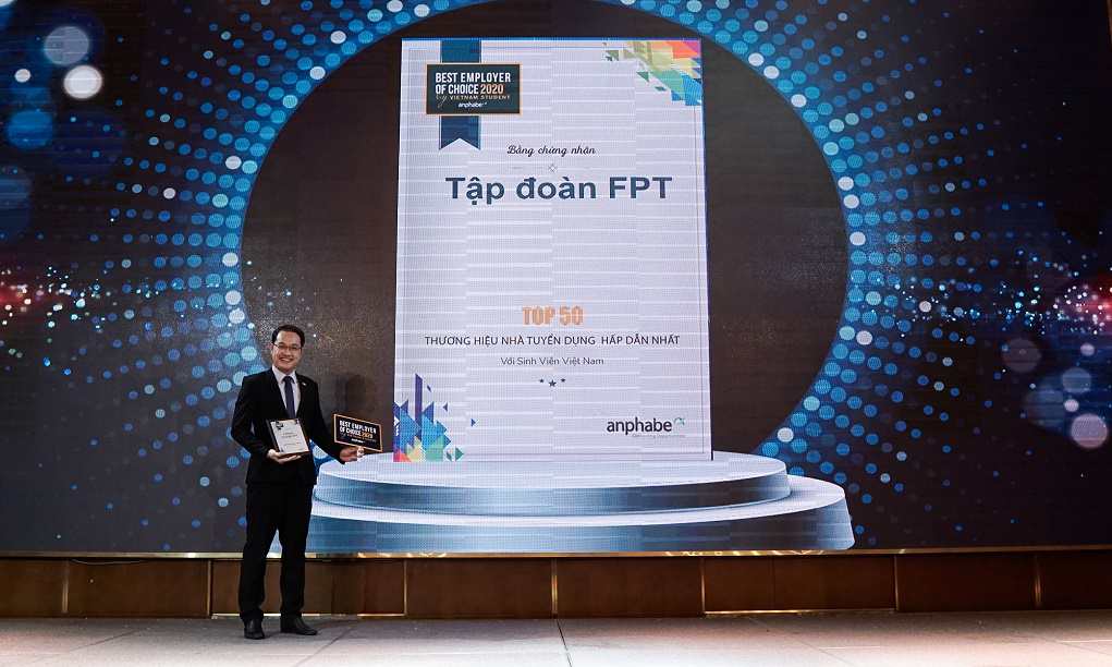 FPT là nhà tuyển dụng lĩnh vực CNTT hấp dẫn nhất với sinh viên Việt Nam