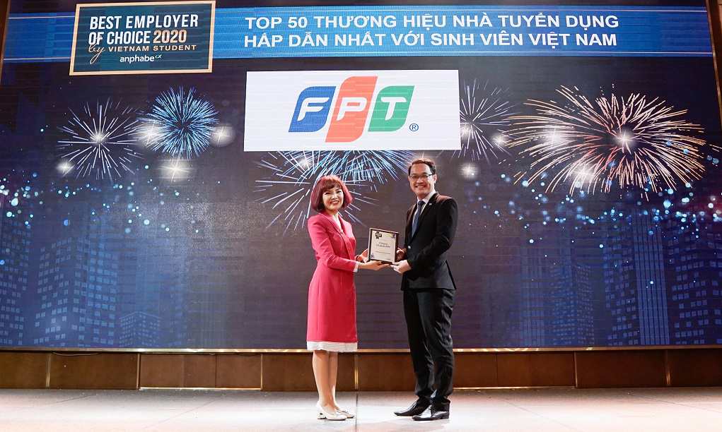 FPT là nhà tuyển dụng lĩnh vực CNTT hấp dẫn nhất với sinh viên Việt Nam