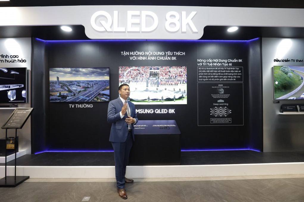 Trải nghiệm thực tế TV QLED 8K, The Frame, The Serif và The Sero 2020 tại Samsung 68
